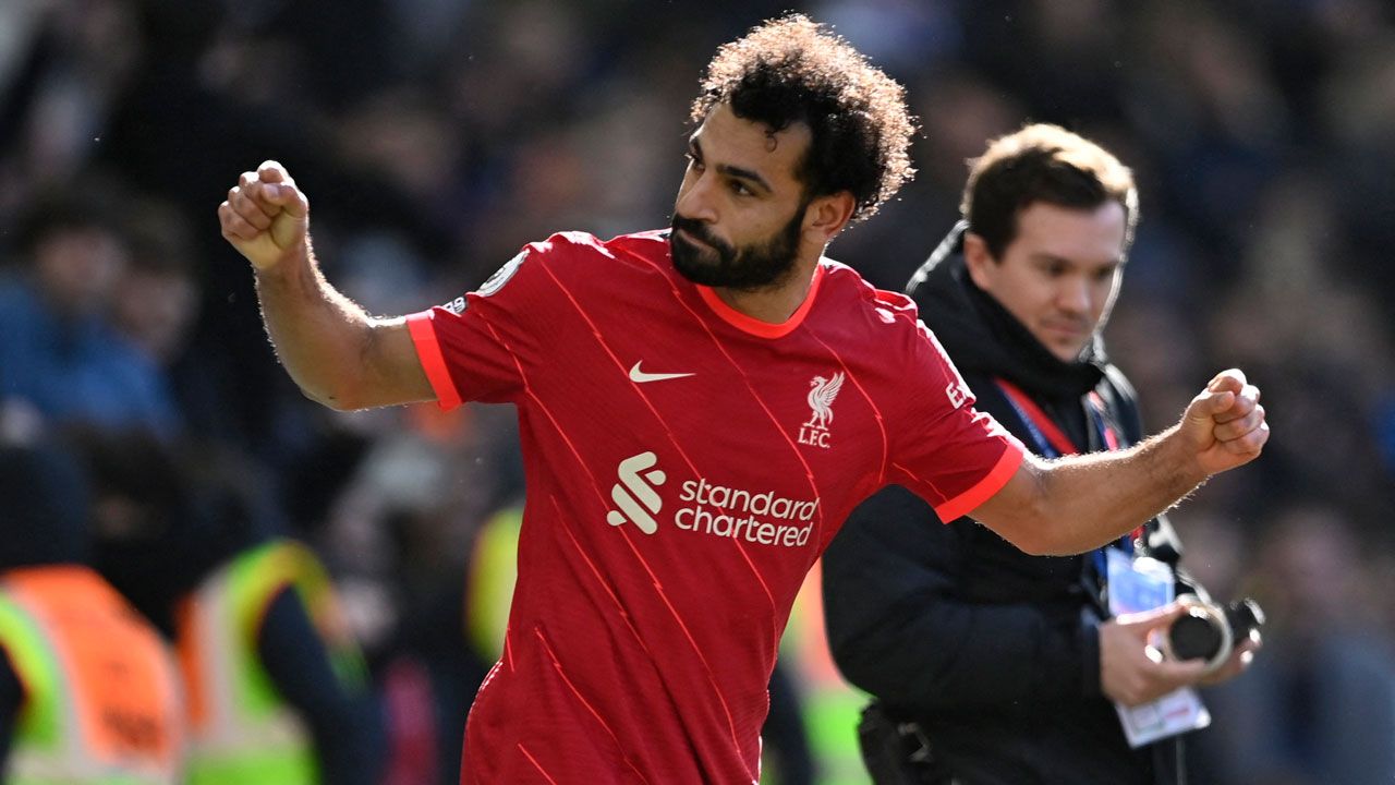 Gol histórico de Mohamed Salah en la Premier League con Liverpool