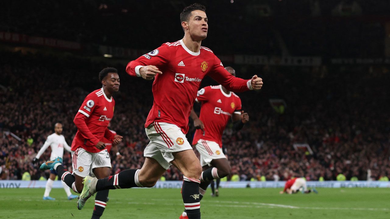 Hat-trick histórico de Cristiano Ronaldo con Manchester United en Premier League