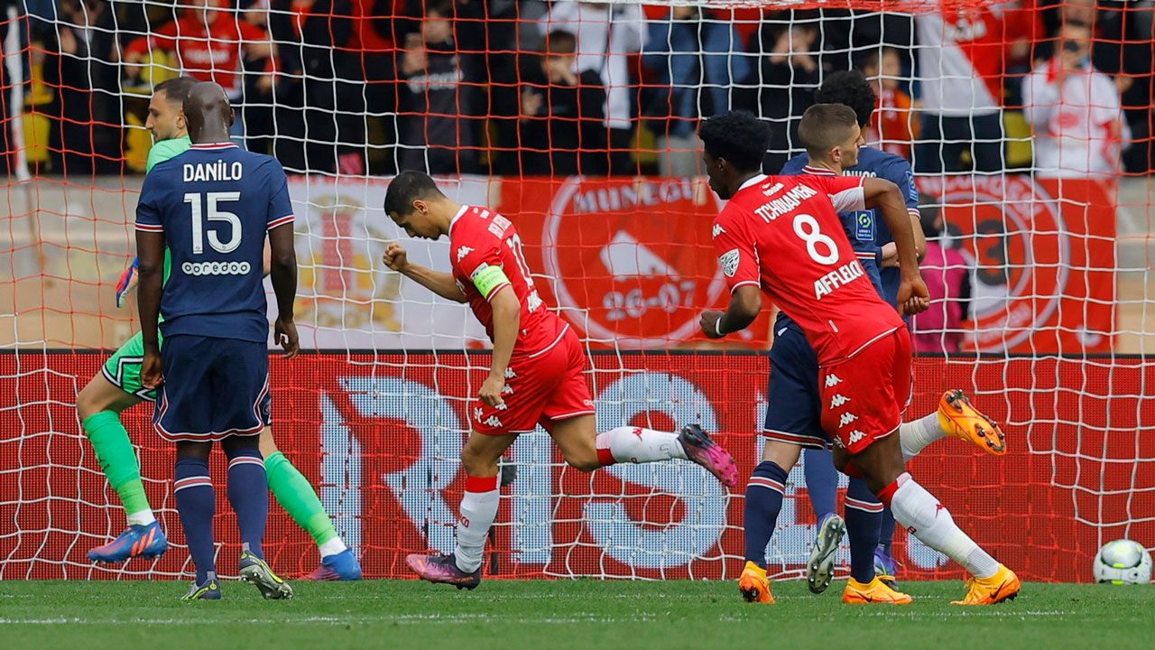 Paris Saint-Germain cayó goleado en la Ligue 1 frente Monaco
