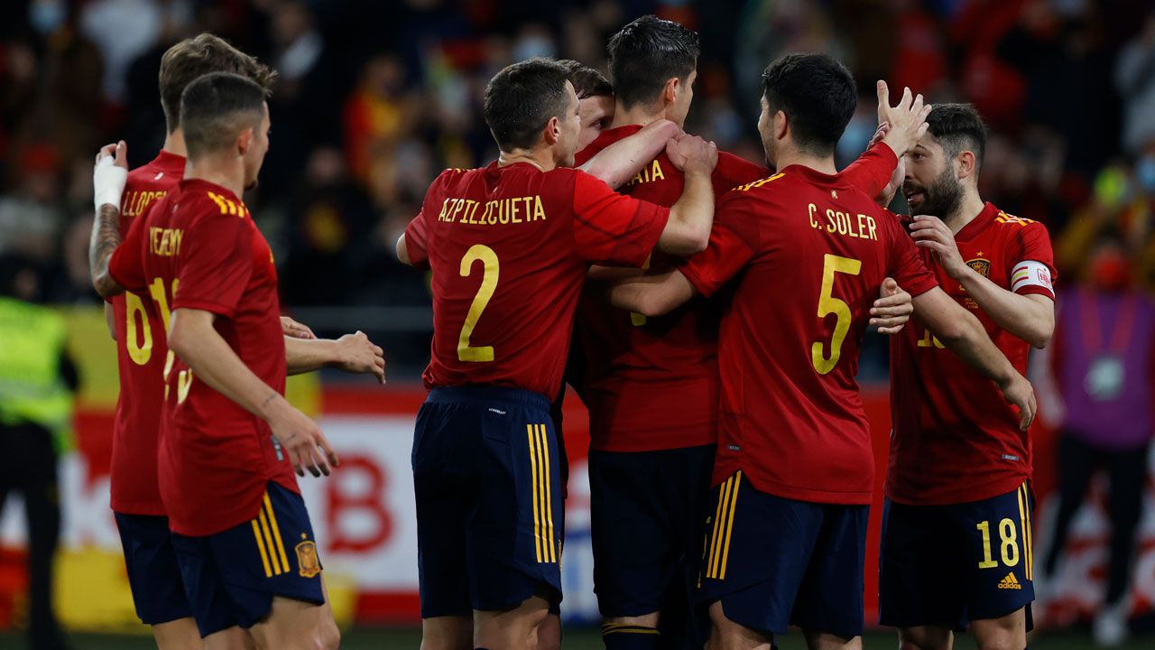 Álvaro Morata grabó su nombre en la historia de la Selección Española ante Islandia