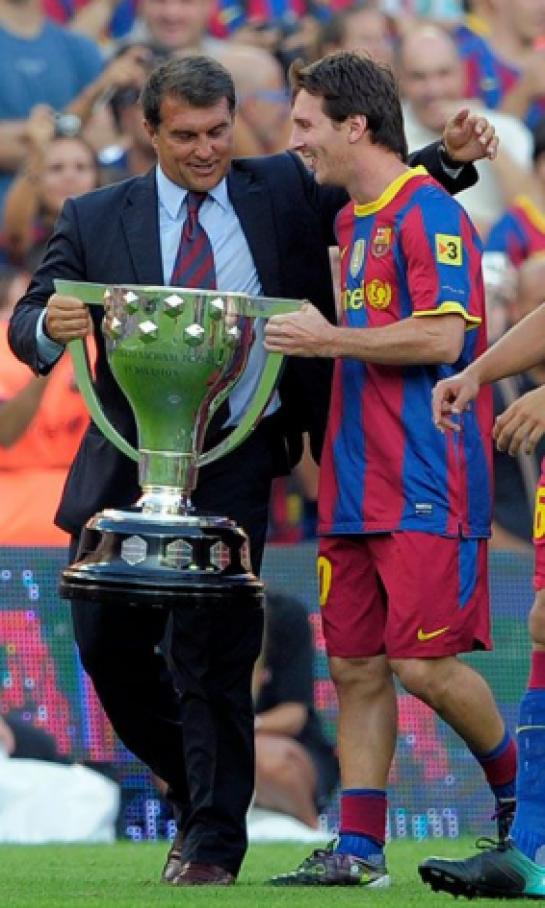 Joan Laporta, sin remordimientos por dejar ir a Leo Messi