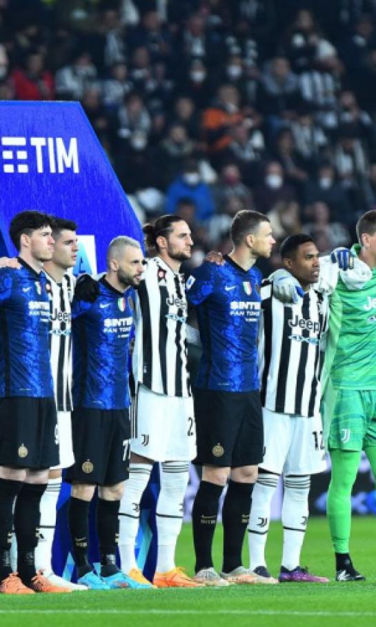 Cantan por la paz en Ucrania previo al clásico entre Juventus e Inter