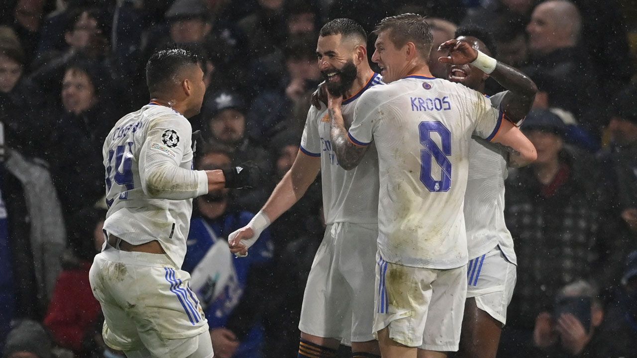 Karim Benzema tiene a Chelsea sobre la lona en la Champions League con un Hat-trick