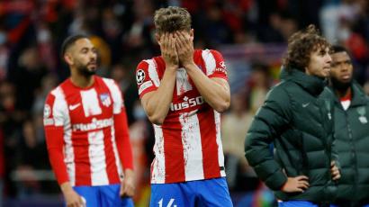 Decepción y tristeza, sentimientos de Atlético de Madrid tras caer en la Champions League