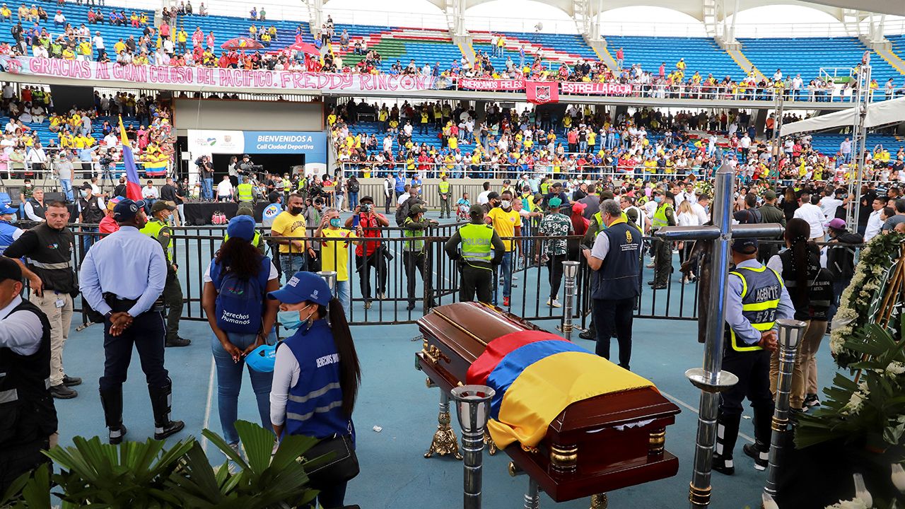 Colombia despidió a Freddy Rincón, uno de sus grandes ídolos