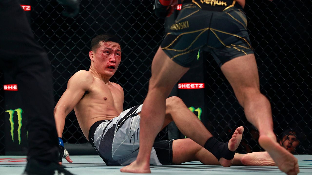¿Llegó el fin de 'Korean Zombie'?, en UFC 273 pareció que sí