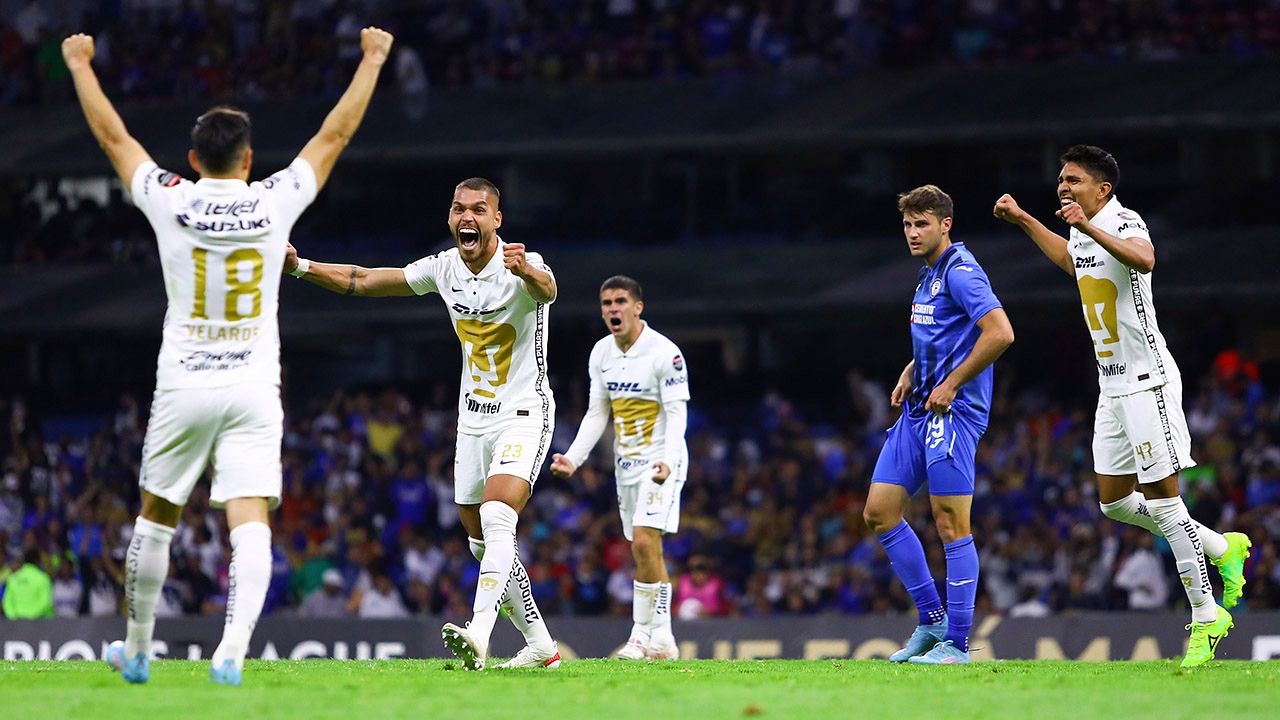 Pumas festejó con locura su pase a la final de CONCACAF en el Estadio Azteca