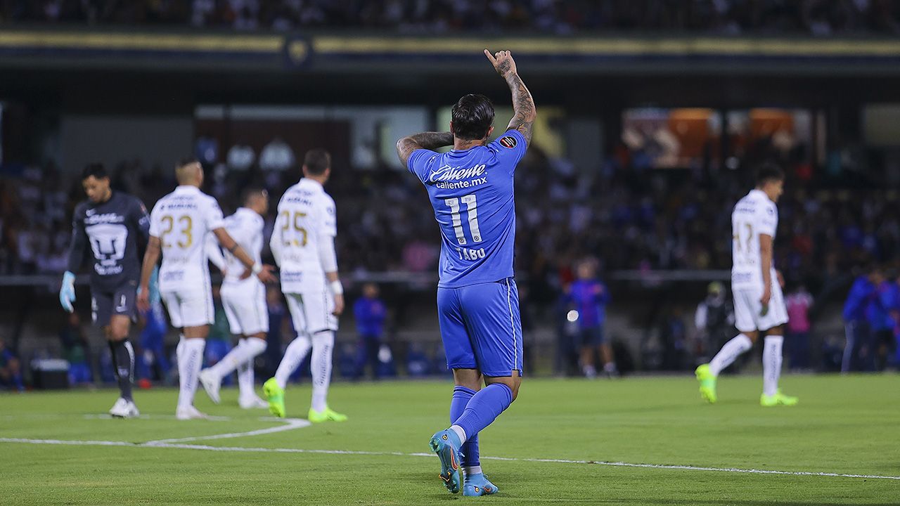 Christian Tabó anotó su primer gol, le dio vida a Cruz Azul y así lo festejó