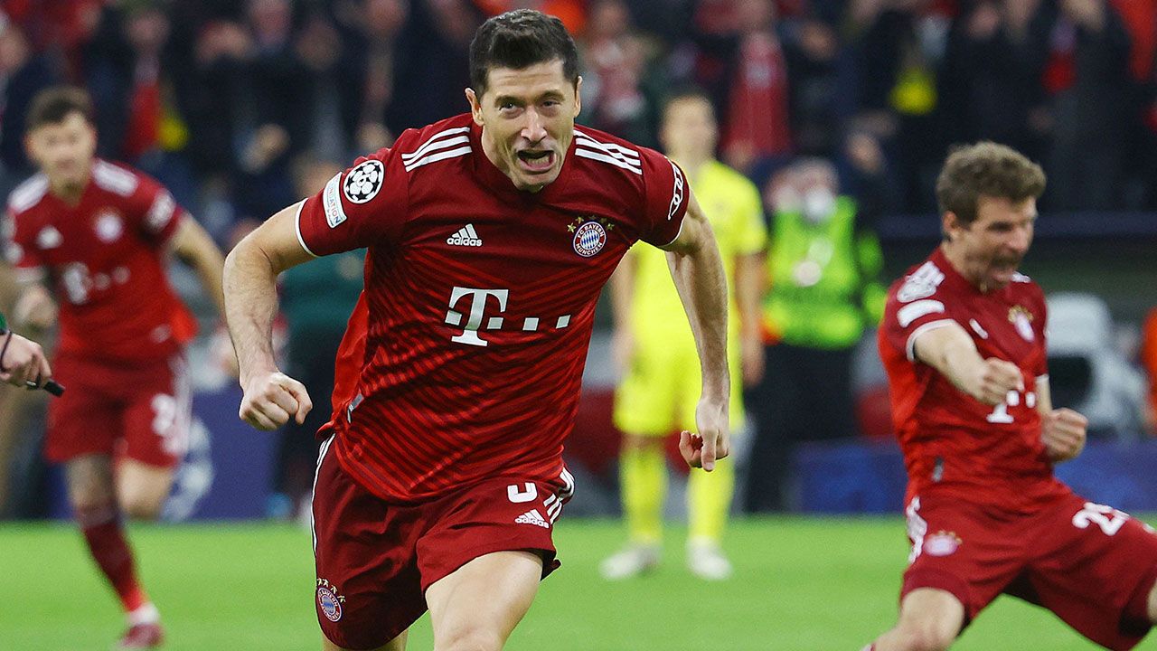 ¿El último gol de Robert Lewandowski en Champions con el Bayern Munich?