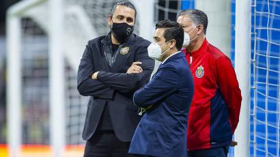 20 de septiembre 2021: Marcelo Michel Leaño, amigo de Amaury Vergara y quien desempeñaba un papel directivo, fue designado como técnico interino de Chivas tras el despido de Vucetich.