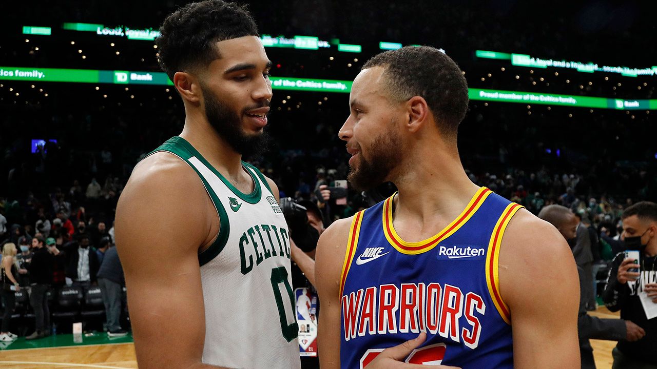 Jayson Tatum, Stephen Curry Y Las Figuras De Las Finales De La NBA