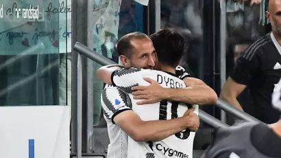 Juventus empató con Lazio en la despedida de Giorgio Chiellini y Paulo Dybala