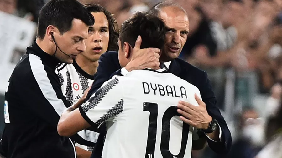 Juventus empató con Lazio en la despedida de Giorgio Chiellini y Paulo Dybala