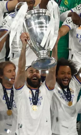 "¡Hala Madrid y nada máaaaas!", al menos así sigue siendo en la Champions League