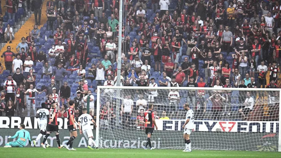 Genoa deja la Serie A con una derrota ante Bologna