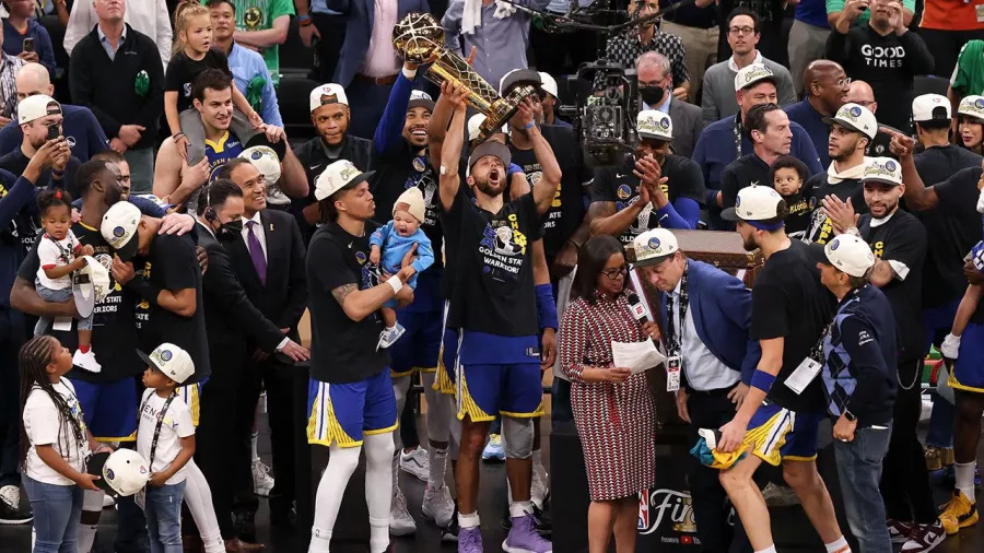 Stephen Curry lideró a los Warriors a un gran triunfo