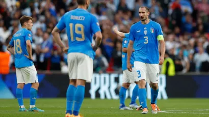 Emotiva y triste despedida de Giorgio Chiellini con la Selección Italiana