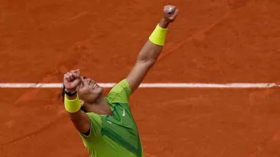 Lágrimas, risas y gloria. Así festejó Rafael Nadal su Grand Slam 22