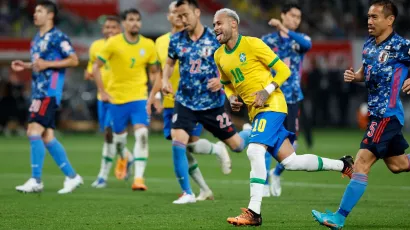 Neymar está cerca de Pelé tras marcar con Brasil ante Japón