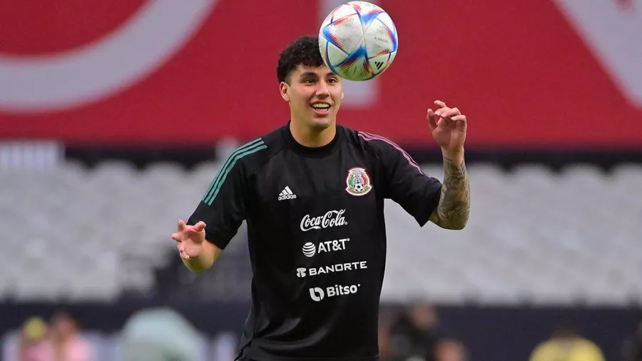El último entrenamiento de México antes de su examen llamado Uruguay