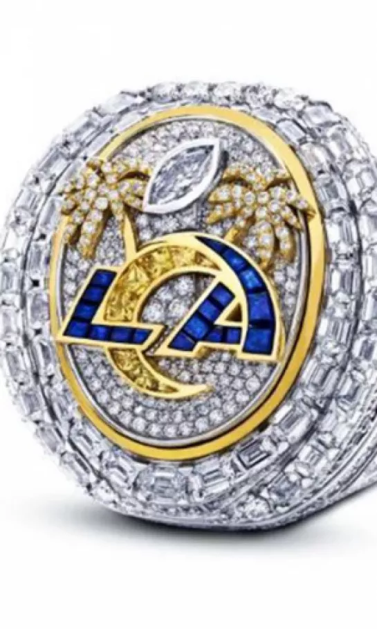 Los Rams recibieron los anillos de campeones