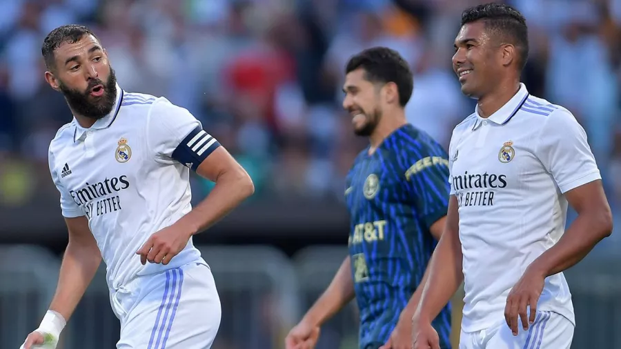 Después del gol tempranero de Henry Martín, Real Madrid empató con un golazo con comba de Karim Benzema.