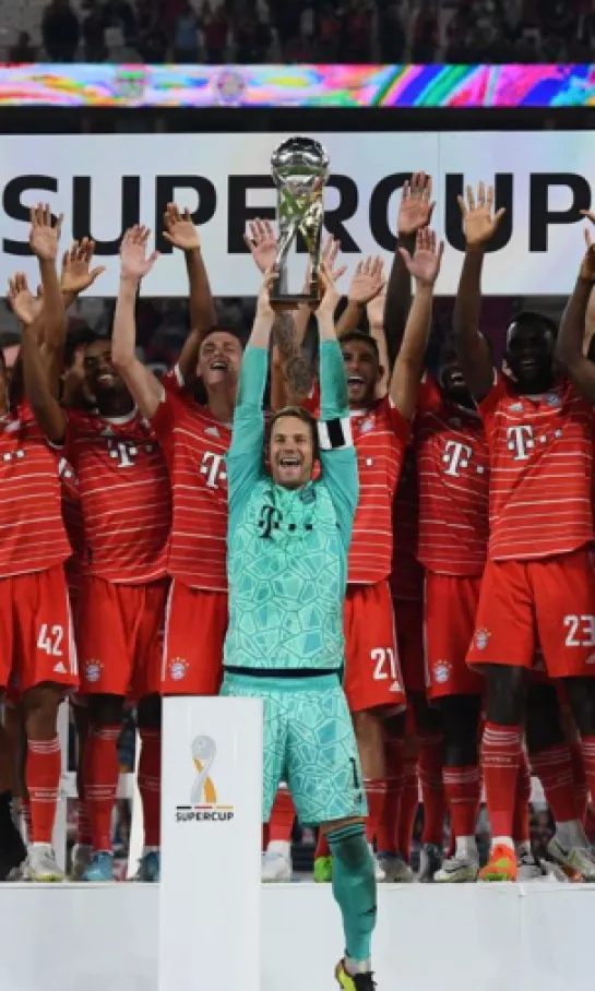 Bayern Munich no dio opciones a RB Leipzig y levantó la Supercopa de Alemania