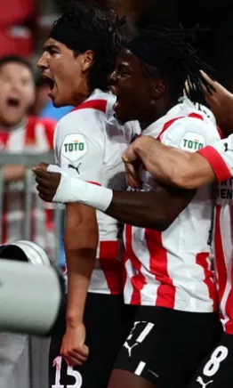 Erick Gutiérrez marcó su primer gol 'europeo' y fue el héroe del PSV