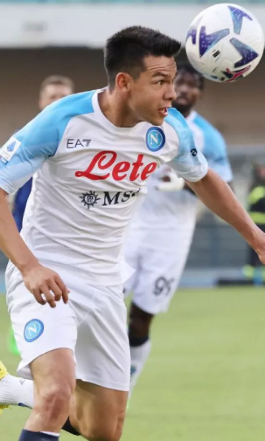‘Chucky’ Lozano fue titular y dio asistencia en la goleada de Napoli a Hellas
