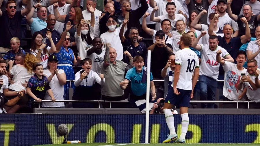 Harry Kane supera al ‘Kun’ Agüero y Tottenham gana con su gol 1000