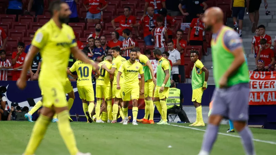 Sorpresa en el Metropolitano; Villarreal derrotó al Atlético de Madrid