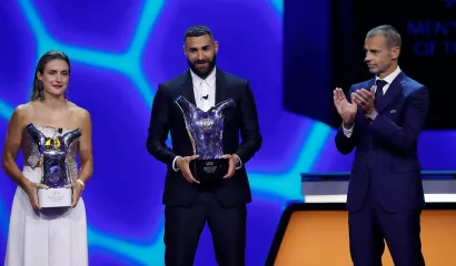 Karim Benzemá, el mejor jugador de la UEFA
