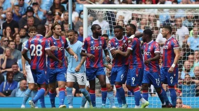 Crystal Palace puso contra la pared a los ‘Cityzens’ con el 2-0 a los 21 minutos 