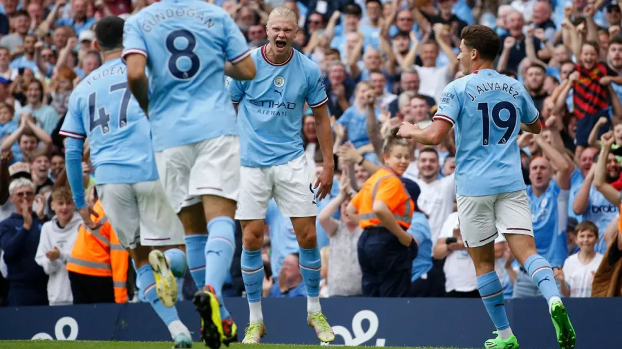 El primer Hat-trick de Erling Haaland en la Premier League rescató a Manchester City