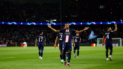 Dos nuevas marcas de Kylian Mbappé en la Champions League