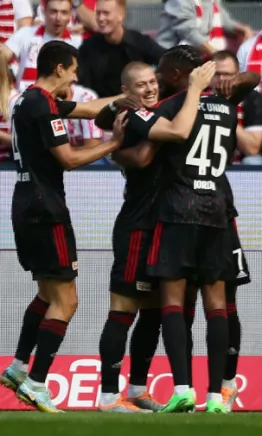 Union Berlin es líder de la Bundesliga por primera vez en su historia