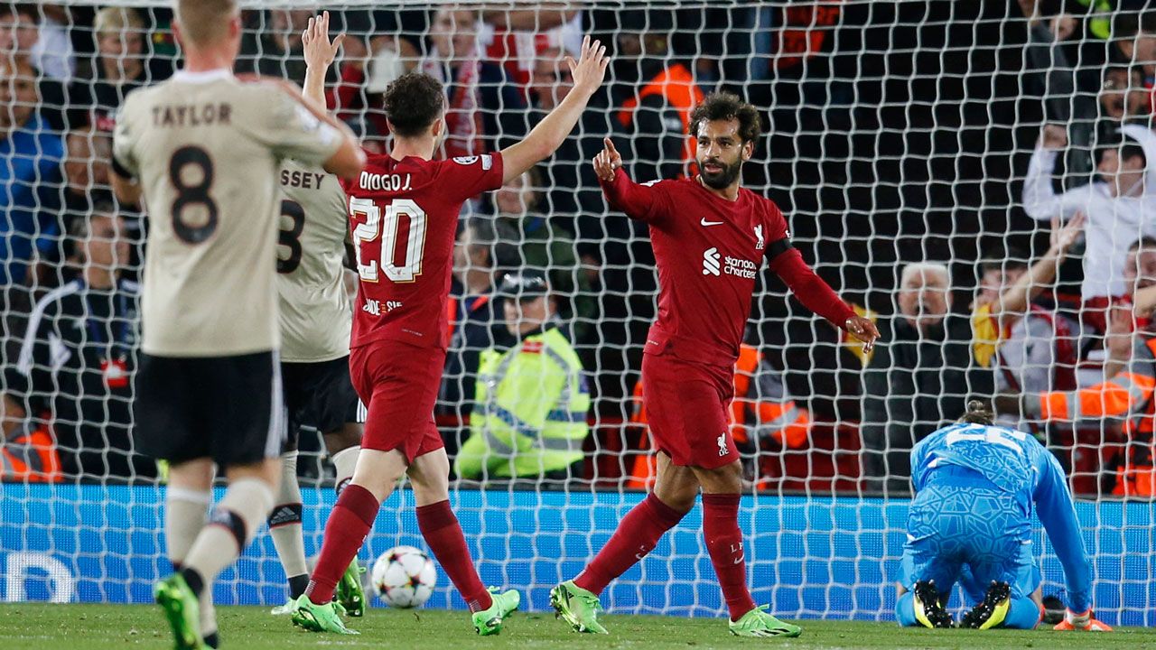 Mohamed Salah está a un paso de Didier Drogba en la Champions League