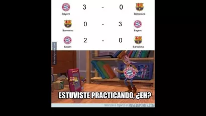 Barcelona, Bayern Munich y Real Madrid protagonizaron los memes de Champions League