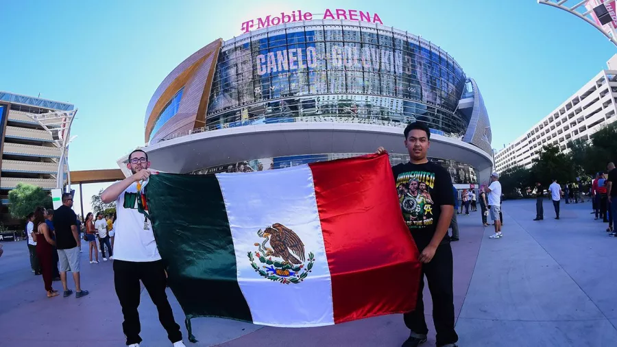 Los mexicanos volvieron a invadir Las Vegas para 'Canelo' vs. Golovkin III