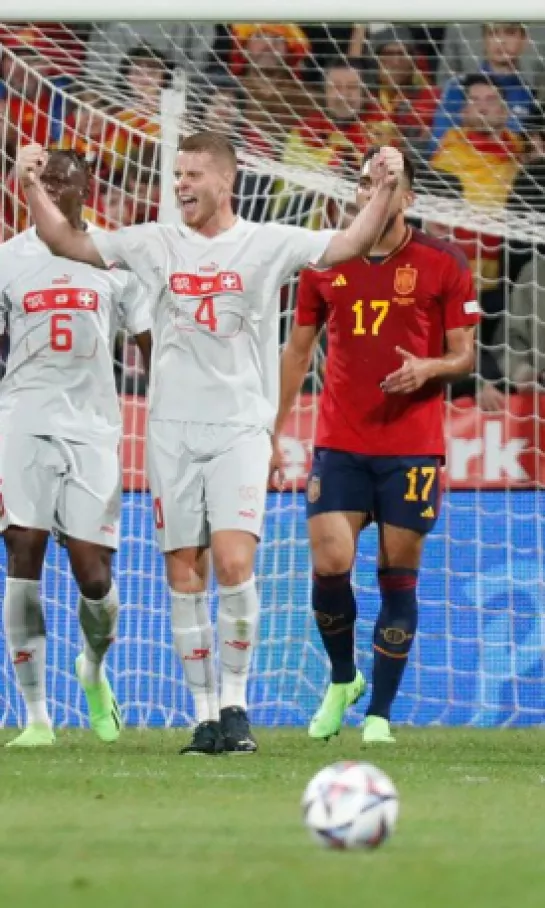 España cae ante Suiza y se jugará su futuro en la Nations League con Portugal