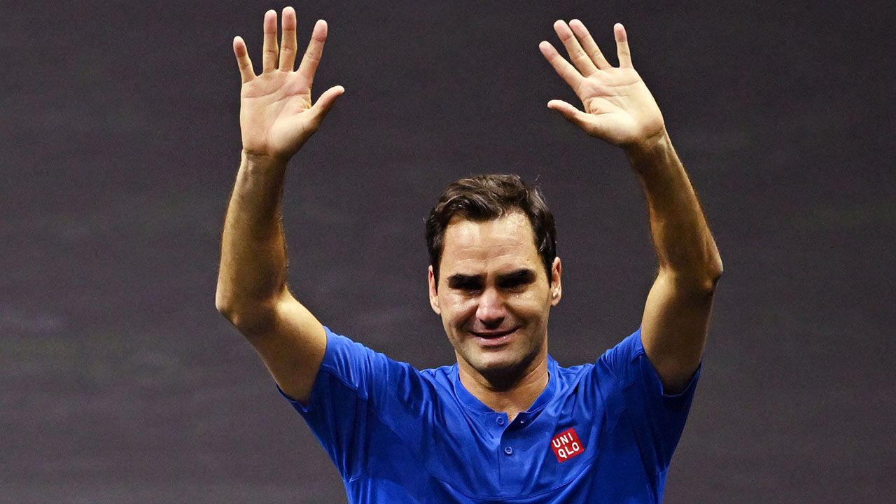 Las lágrimas que derramó Roger Federer el día que colgó la raqueta