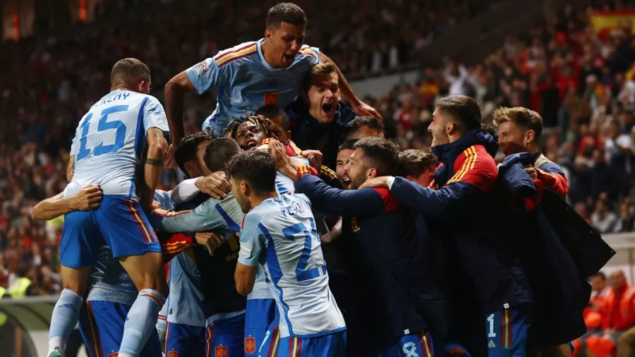Álvaro Morata se vistió de héroe para llevar a España al Final Four de la Nations League