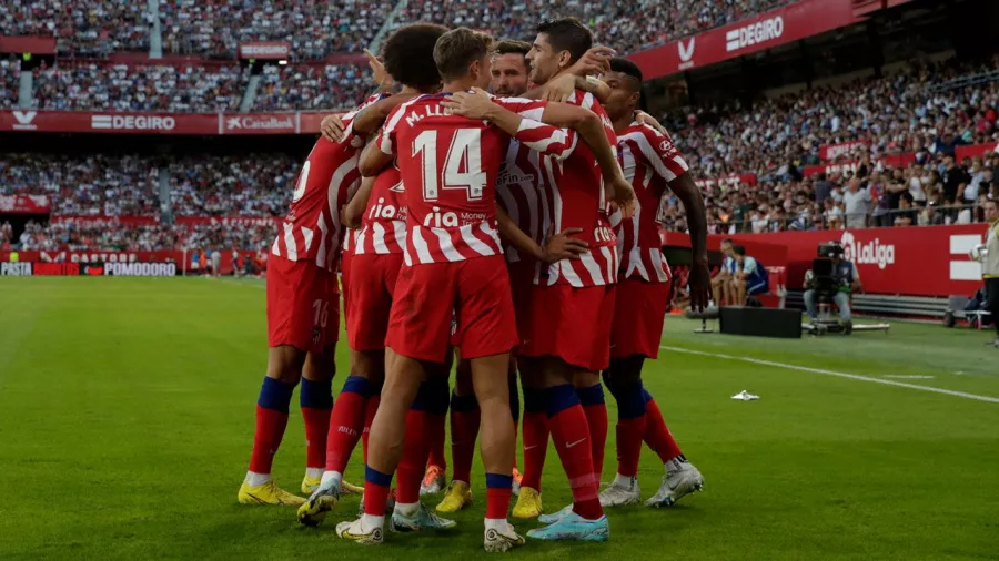 Atlético de Madrid dejó a Sevilla cerca de la zona de descenso en La Liga