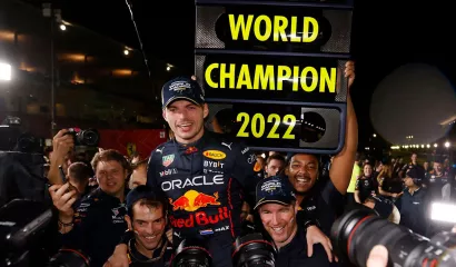 Max Verstappen, campeón del mundo en la temporada 2022