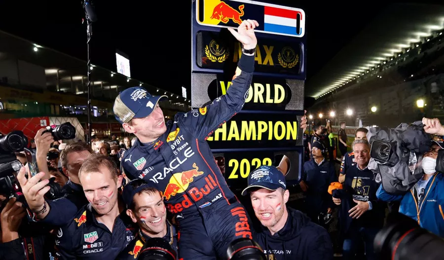 Max Verstappen, campeón del mundo en la temporada 2022