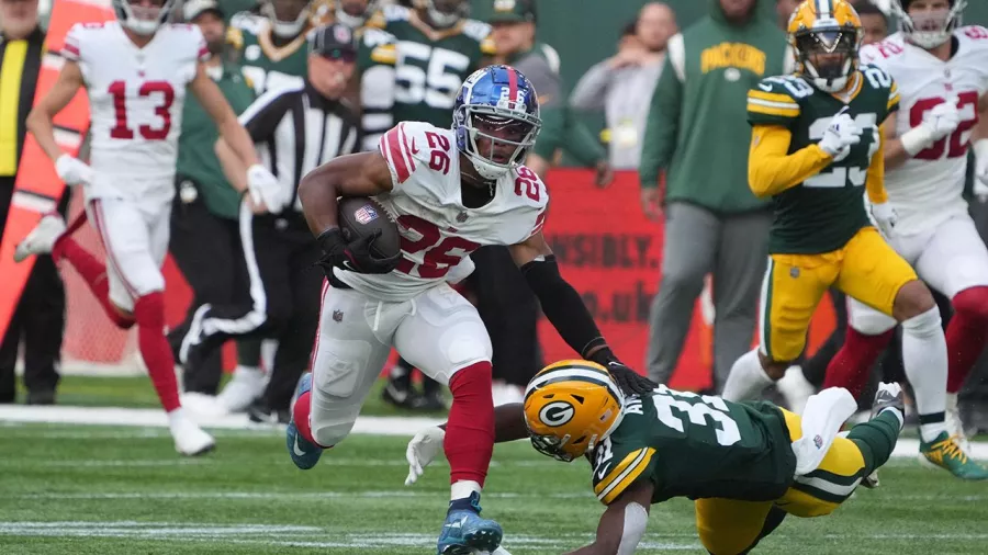 New York Giants 27-22 Green Bay Packers