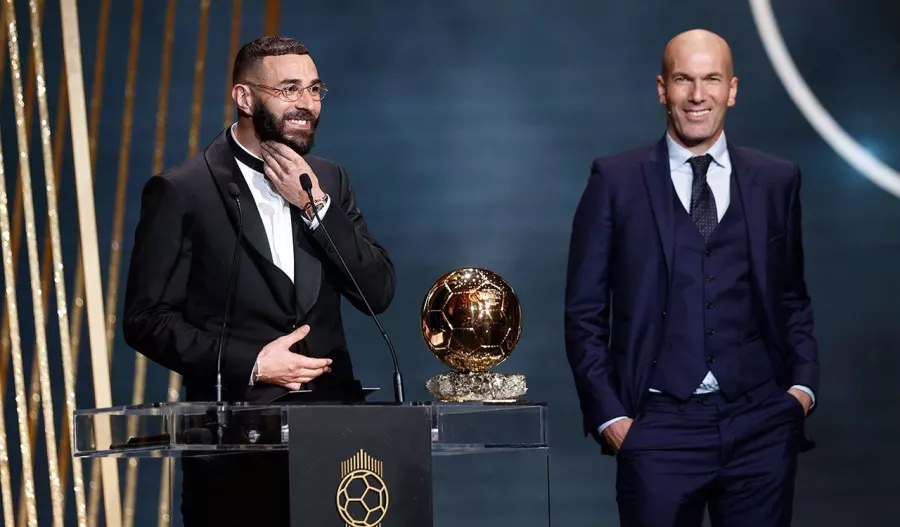La noche más mágica en la de Karim Benzema en imágenes