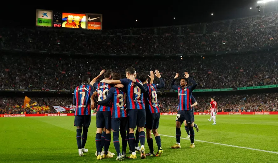 La última goleada del Barcelona en imágenes
