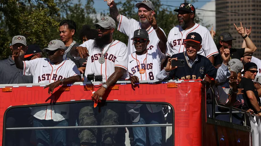 Houston se detuvo para celebrar a los campeones Astros