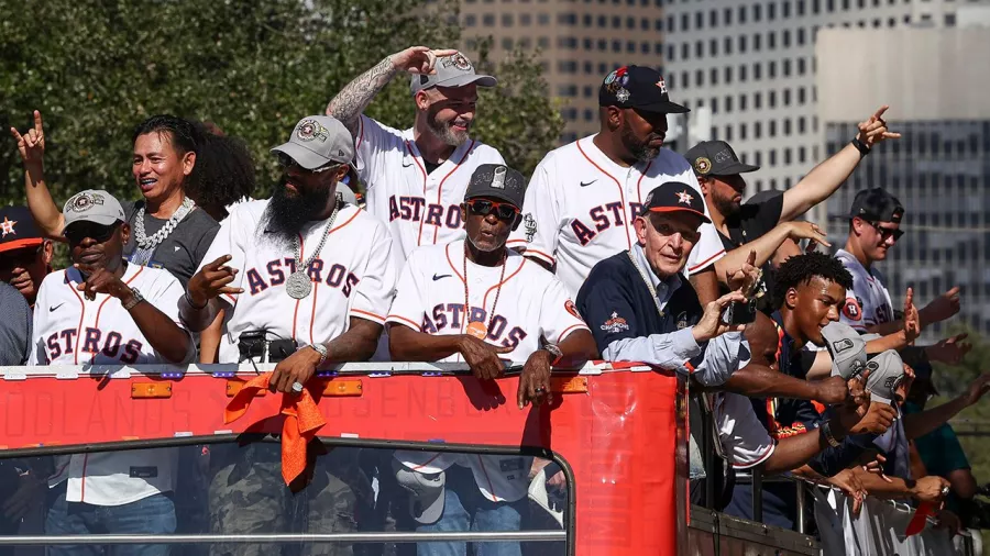 Houston se detuvo para celebrar a los campeones Astros